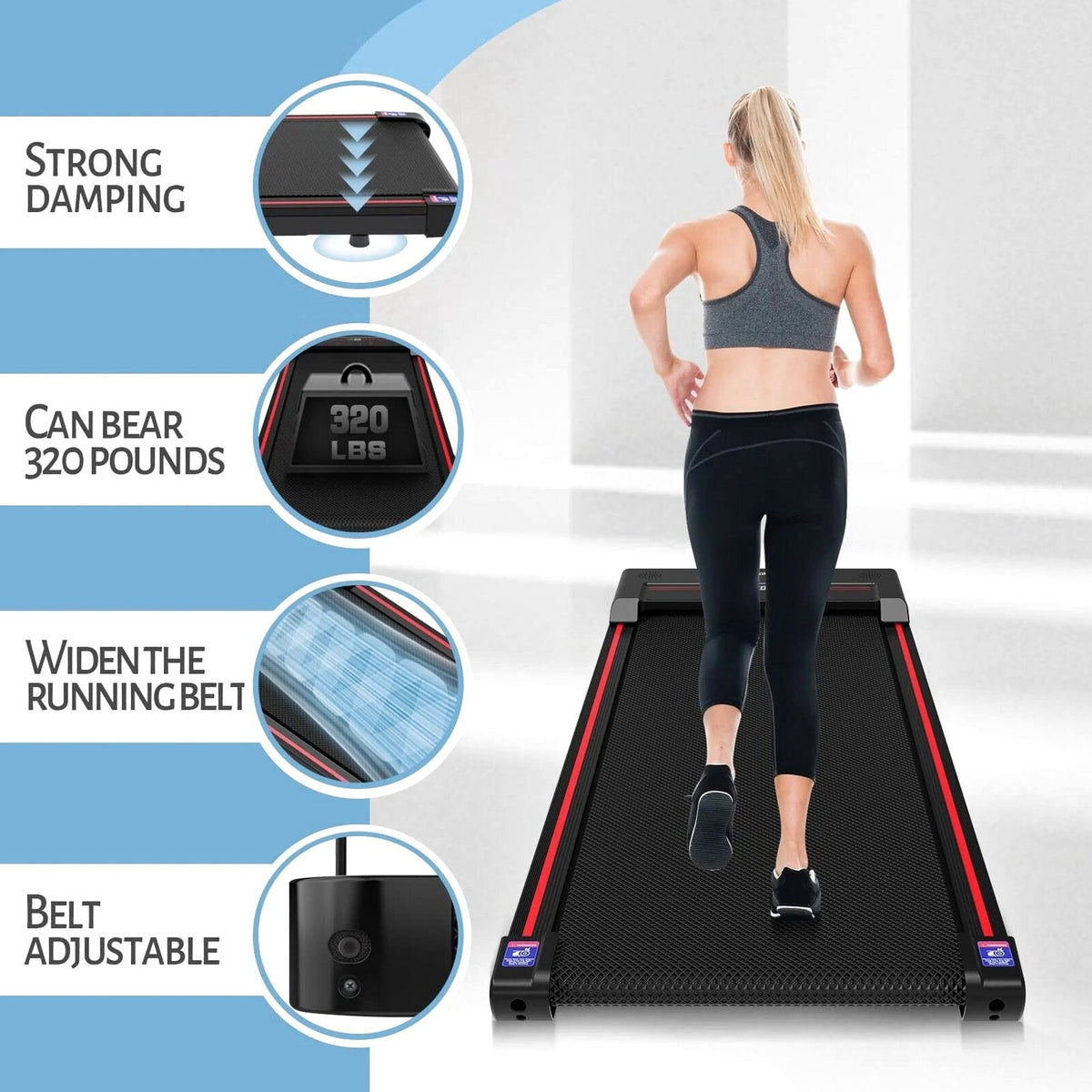 Sperax Walking Pad Under Desk Treadmill for Home