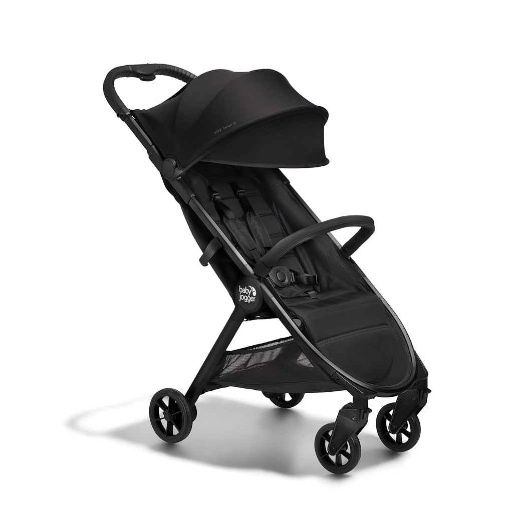 City Tour 2 Ultra-Compact Travel Stroller, Jet, Lightweight, Foldable, Ideal for Traveling