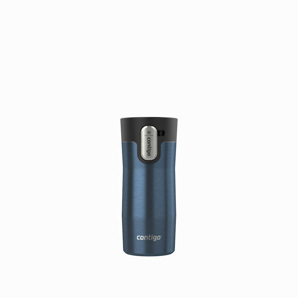 Contigo® AUTOSEAL® West Loop Vacuum-Insulated Stainless Steel Travel Mug with Easy-Clean Lid, 12 oz - Transparent Blueberry