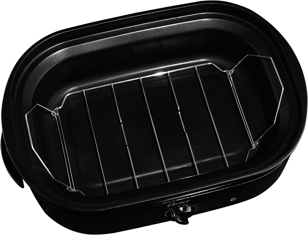 Oster 22-Quart Stainless Steel Roaster Oven, Fits 22-lb Turkey, Baking & Roasting, Easy Clean, CKSTRS23