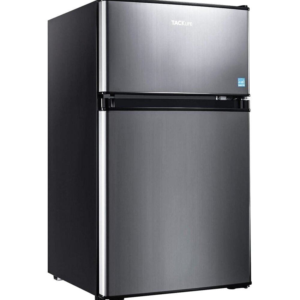 Mini Fridge with Freezer, 3.1 Cu.Ft Small Refrigerator, Compact Refrigerator with LED Light