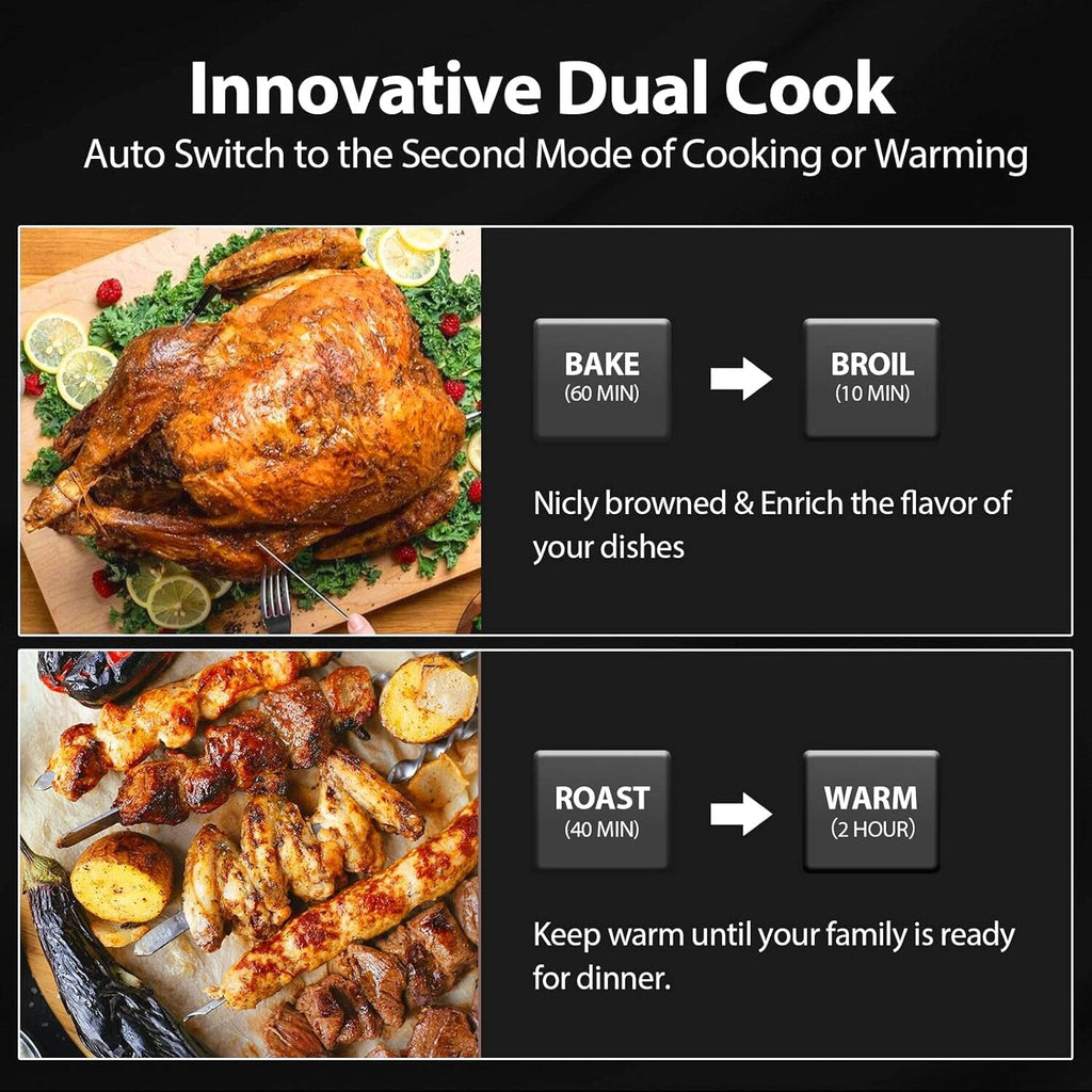 Extra Large Air Fryer, 19-in-1 Air Fryer Oven Combo