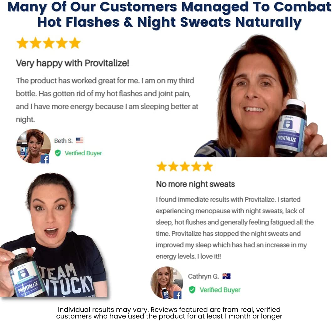 Better Body Co Provitalize Menopause Probiotic Supplement for Women - Boost Metabolism, Reduce Hot Flashes, Enhance Energy