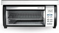 BLACK+DECKER SpaceMaker Under-Counter Toaster Oven, 4-Slice, Digital Controls, Black/Stainless Steel