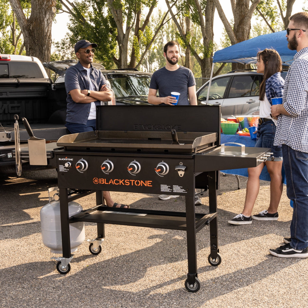 Blackstone 36" 4-Burner Propane Griddle with Hard Cover and Grease Management System