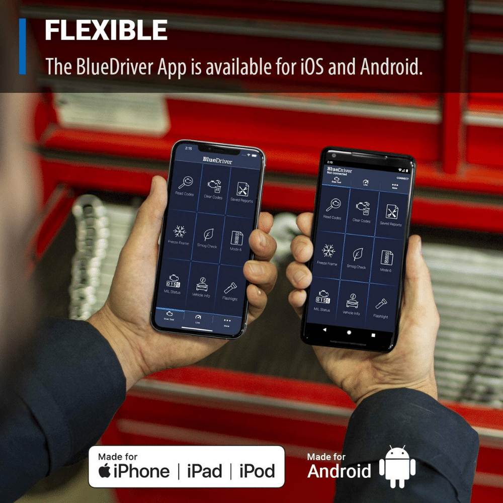 BlueDriver Bluetooth OBD2 Diagnostic Scan Tool for iOS & Android - Enhanced Vehicle Diagnostics