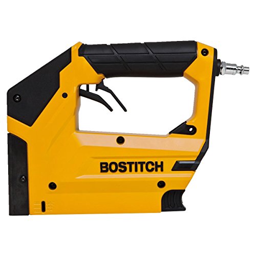 BOSTITCH BTFP3KIT 6-Gallon Air Compressor Combo Kit with 3 Tools, 18GA Brad Nailer, 16GA Finish Nailer, Crown Stapler, Yellow