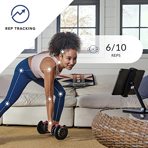 Bowflex SelectTech 552 Adjustable Dumbbells Pair - 5 to 52.5 lbs Weight Range, Replaces 15 Sets