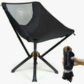 CLIQ Portable Folding Chair for Camping Supports 300 Lbs