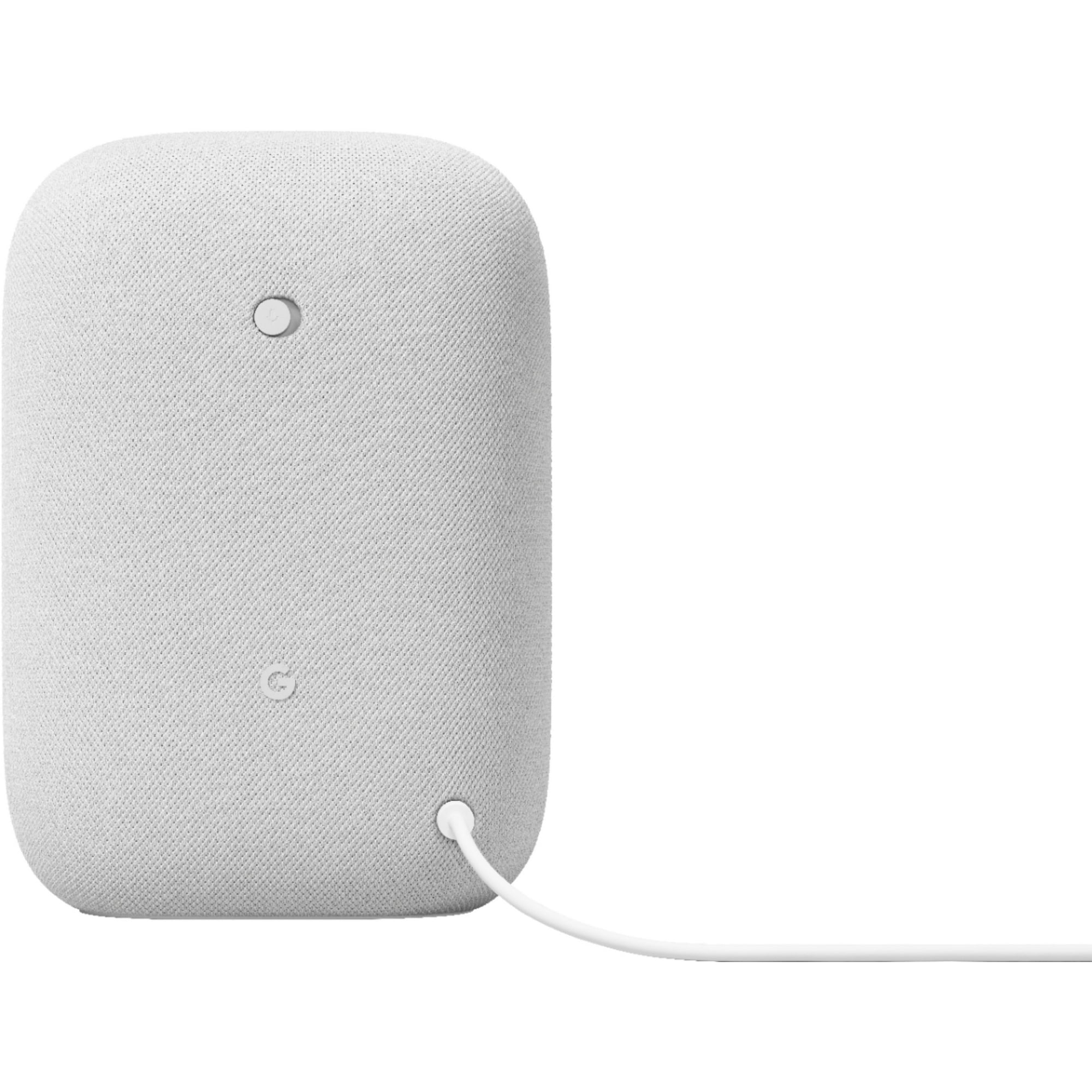 Google Nest Audio Smart Speaker 2-Pack, Wireless, Bluetooth 5.0, Google Assistant, Stereo Sound, Multi-Room Audio
