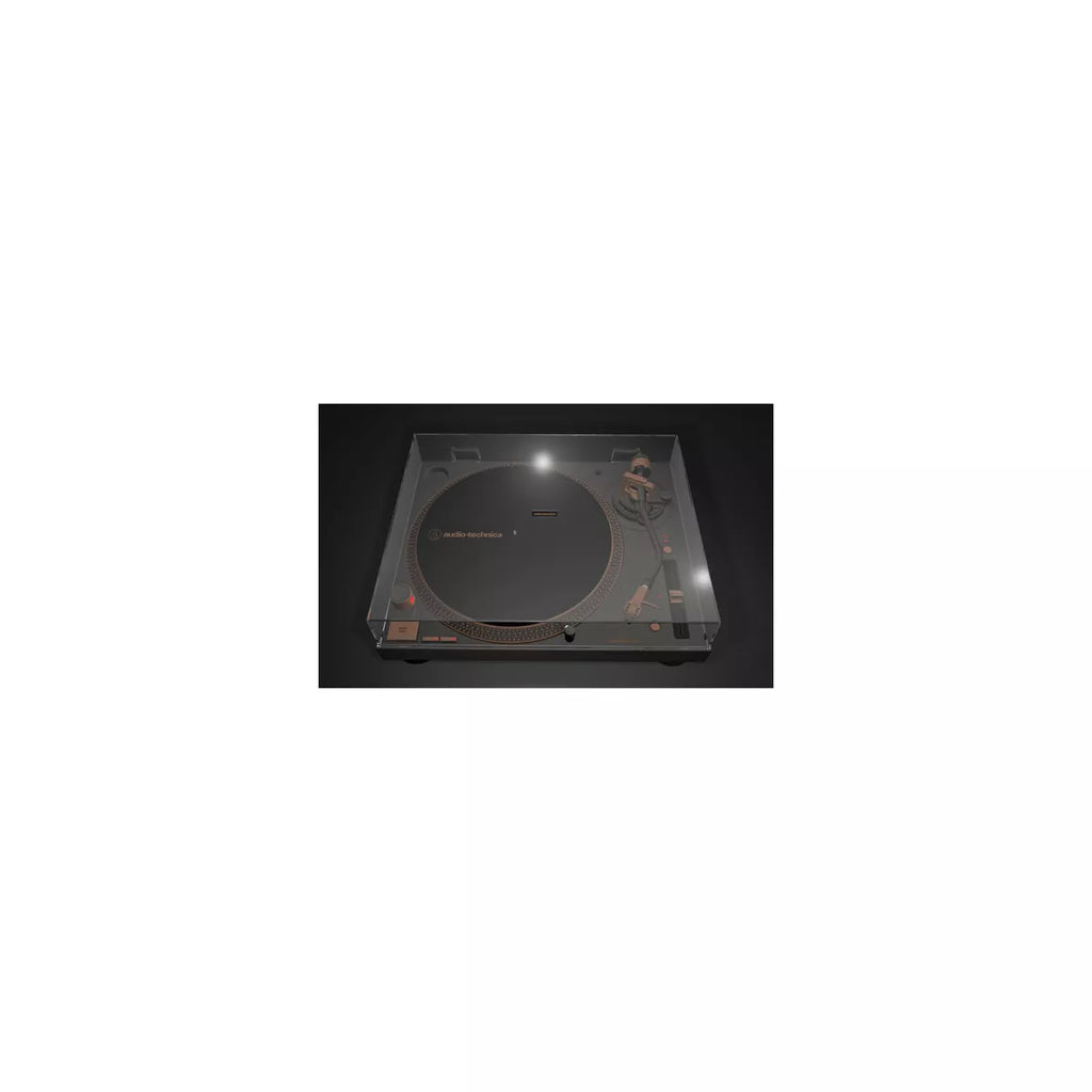 Audio Technica AT LP120XUSB BZ Direct Drive USB Turntable, Bronze – 3 Speed, Built in Preamp, Vinyl to Digital Conversion
