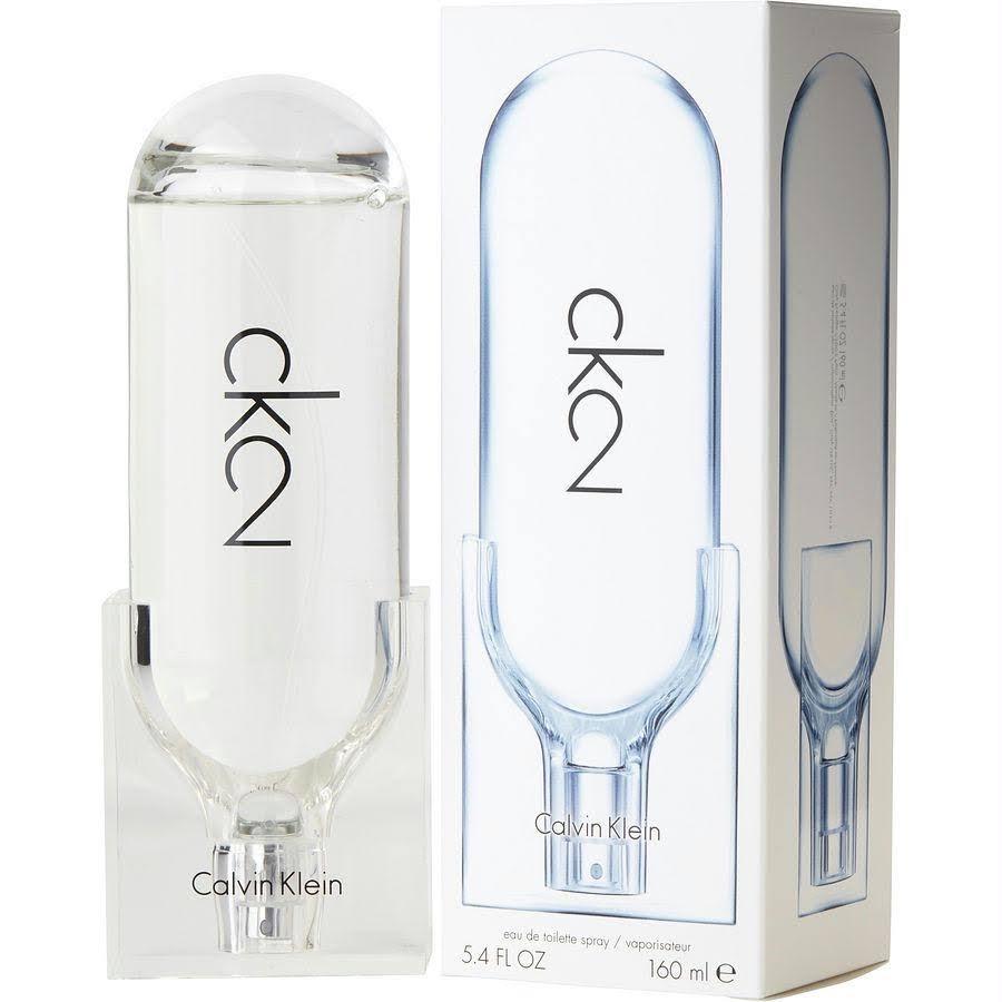 Calvin Klein CK2 Unisex Eau de Toilette 5.4 oz - Fresh, Floral & Woody Fragrance