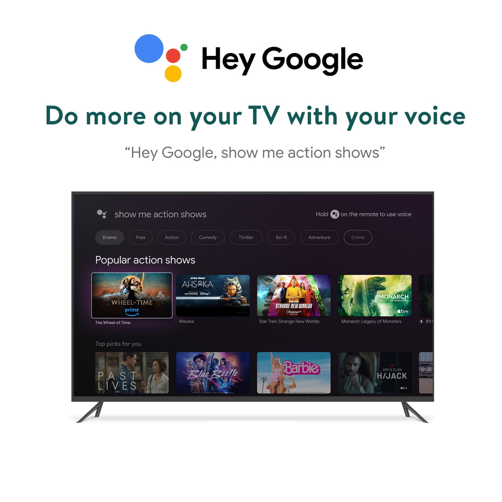 Onn. 4K Pro Streaming Device with Google TV, 4K UHD, Dolby Vision & Atmos, Hands Free Voice Control, Wi Fi 6, Smart Hub