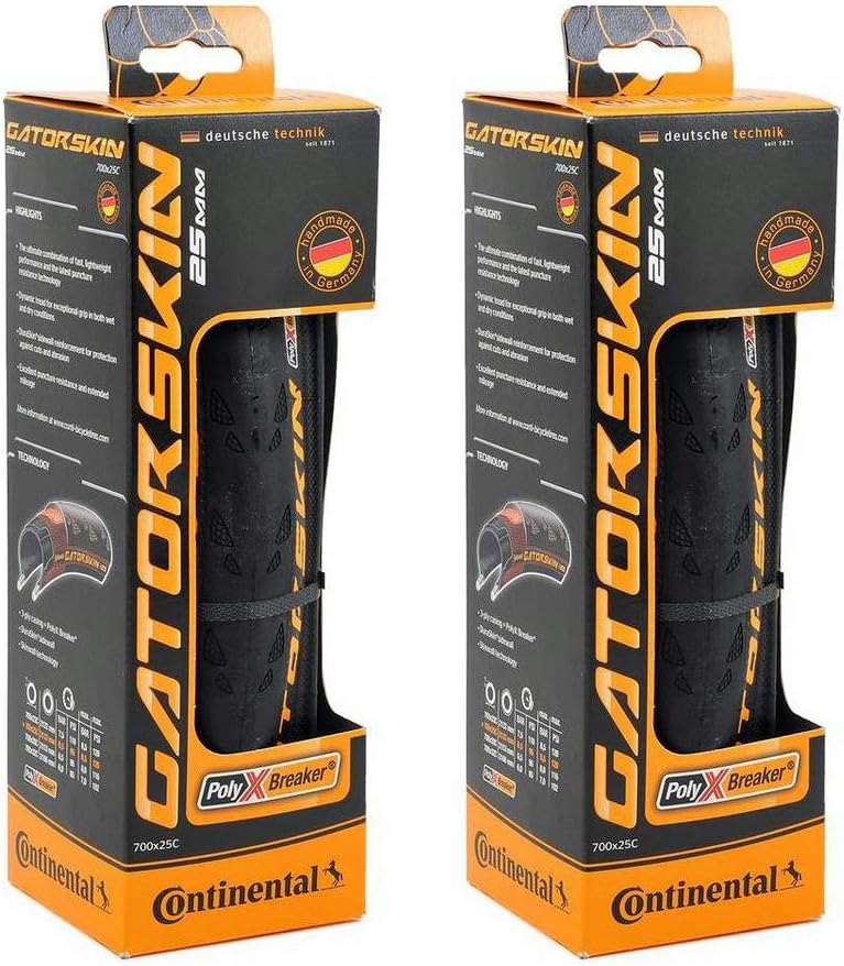 Continental GatorSkin DuraSkin Tire - Lightweight Sidewall Protection, Enhanced Durability