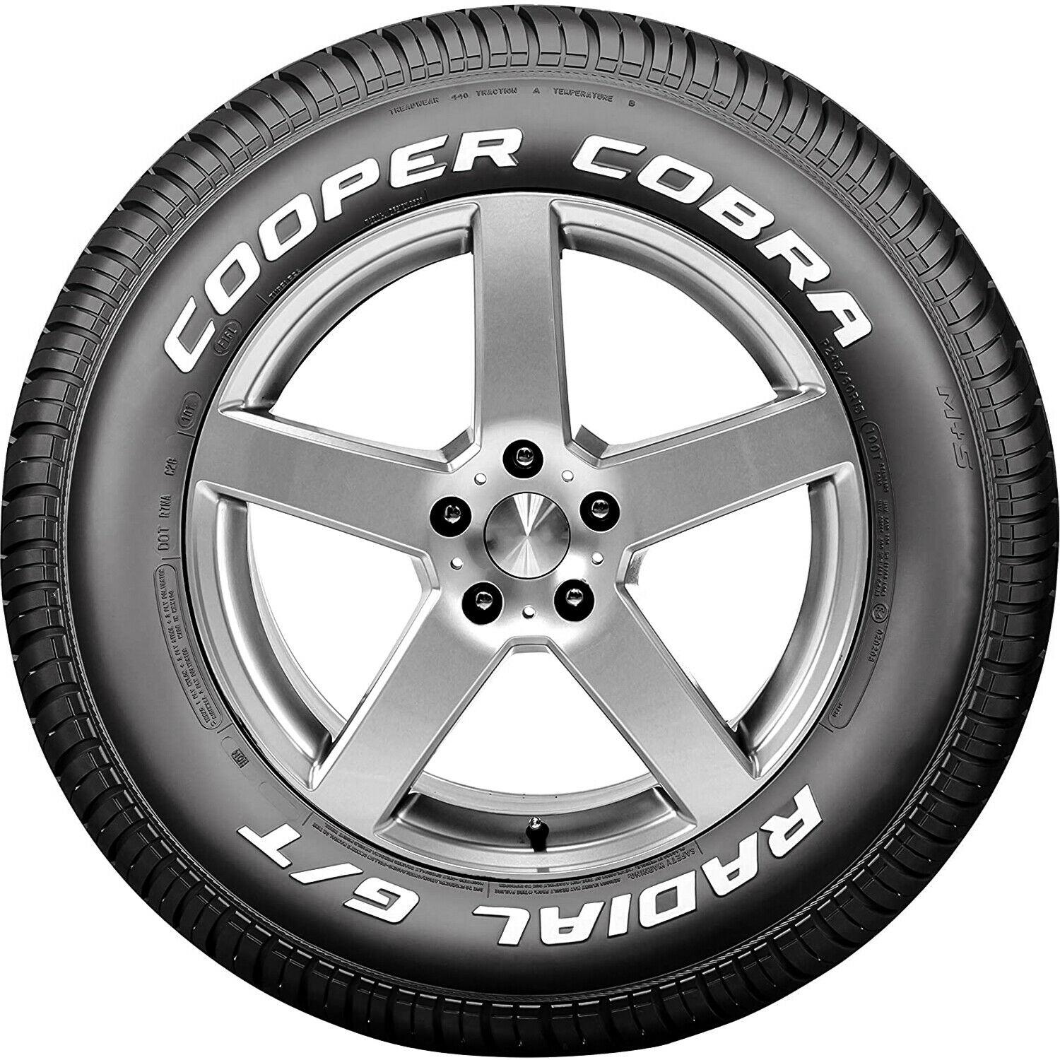Cooper Cobra Radial G/T All Season Touring Tires 275/60R15 107T - 2 Pack for Truck/SUV