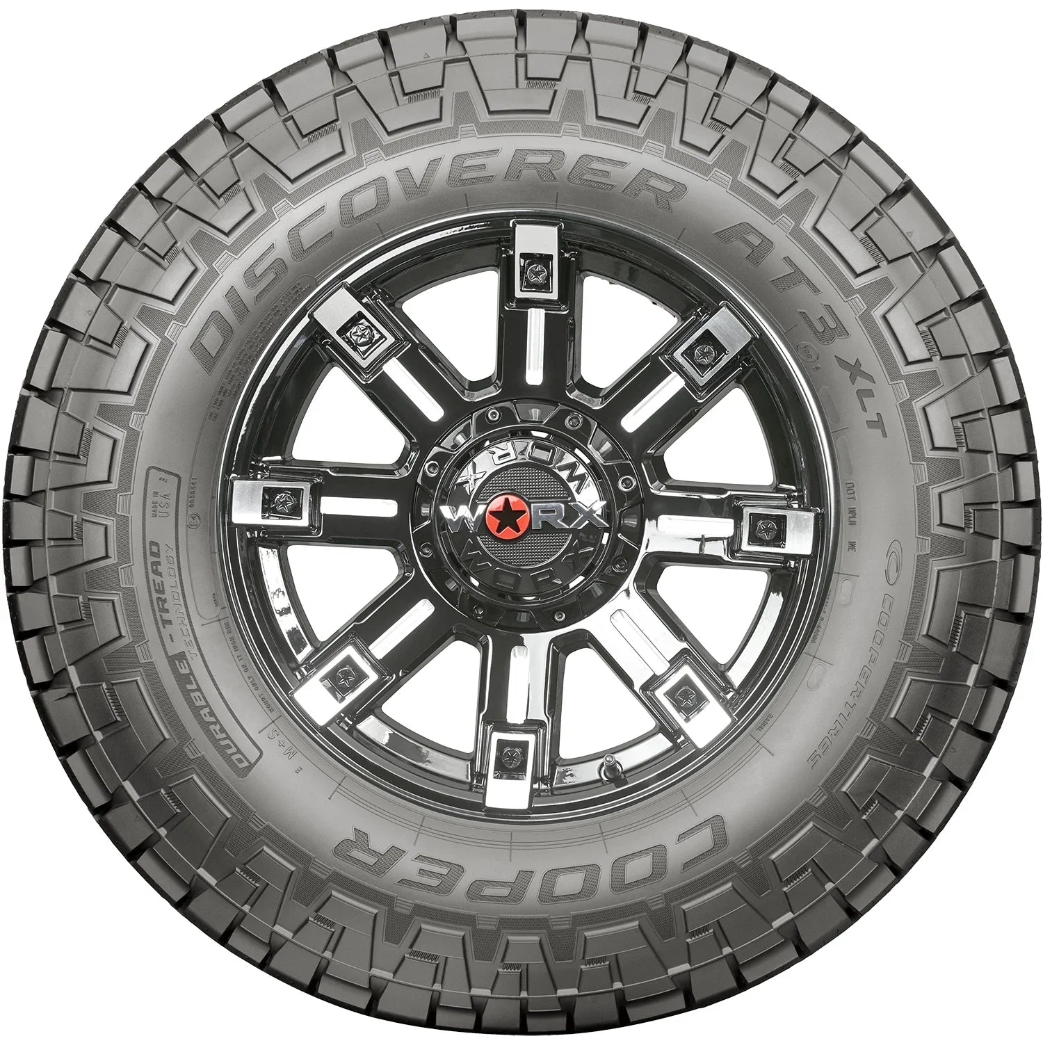 Cooper Discoverer AT3 XLT All Terrain Tire 285/70R17 Load E for Light Truck
