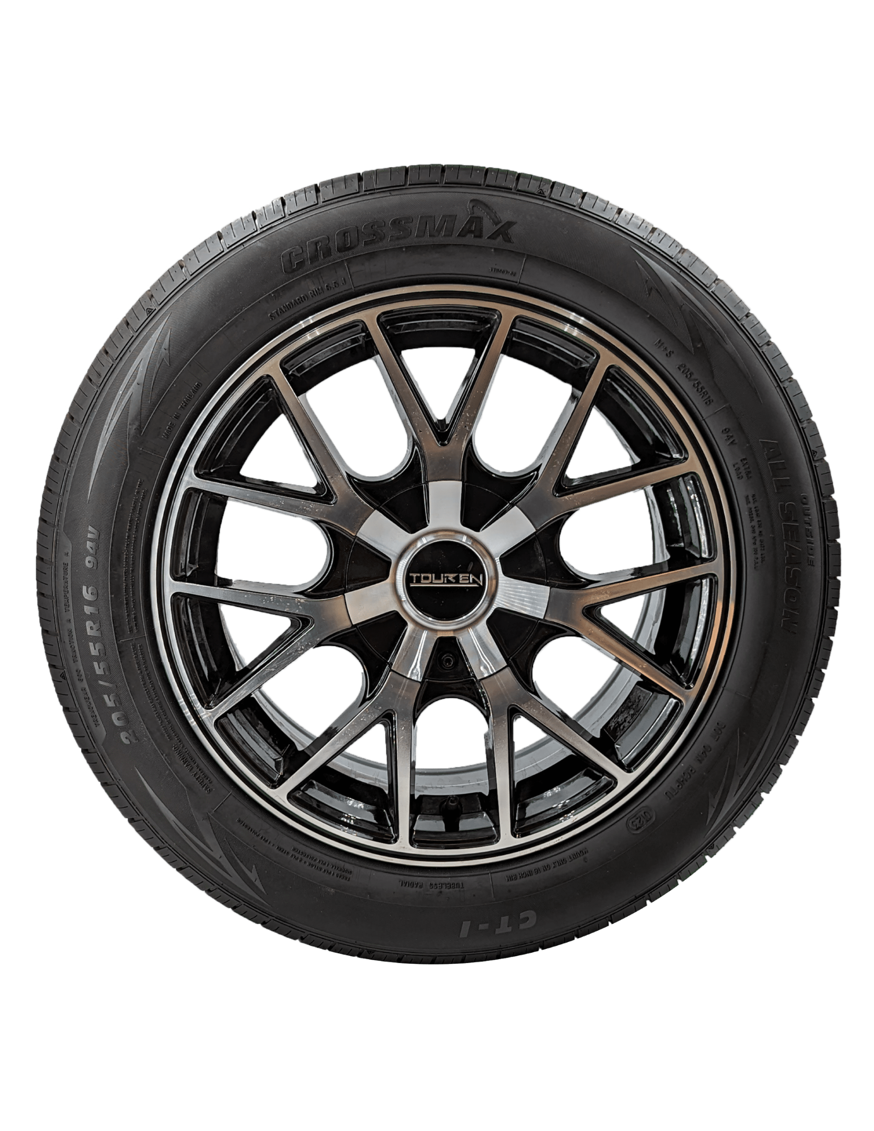 Crossmax CT-1 All-Season Tire 195/65R15 91H - Premium Touring Performance, Safety & Comfort