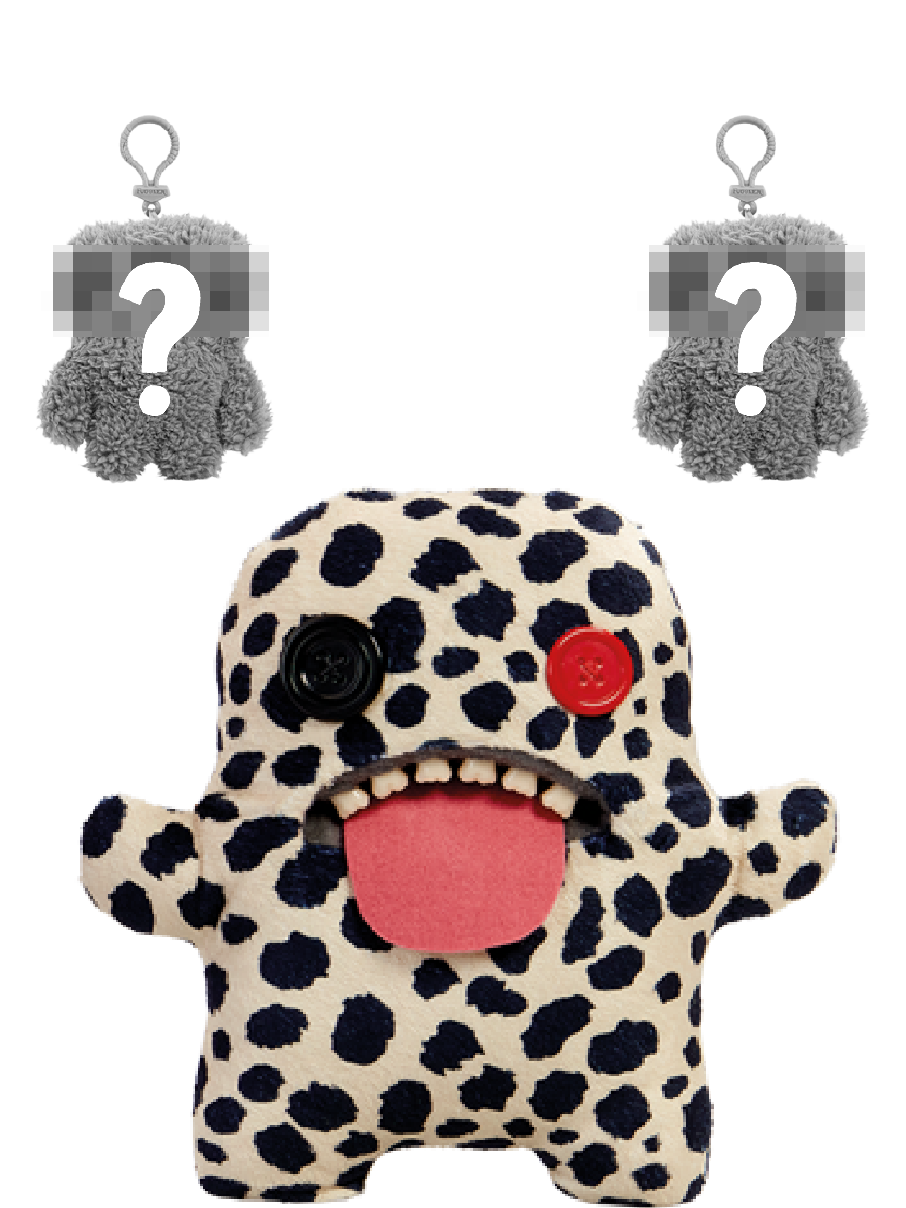 Monster: Oogah Boogah White Leopard &amp; Keyring Pack