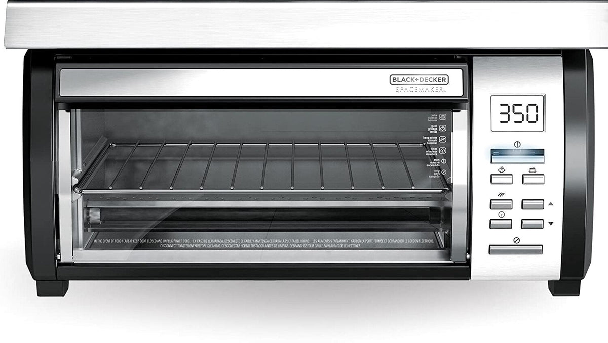 Spacemaker Under-Counter Toaster Oven, Black/Stainless Steel, TROS1000D