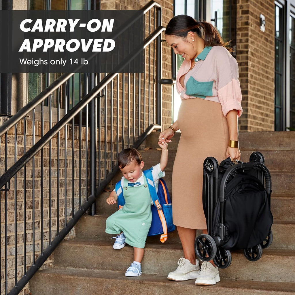 City Tour 2 Ultra-Compact Travel Stroller, Jet, Lightweight, Foldable, Ideal for Traveling