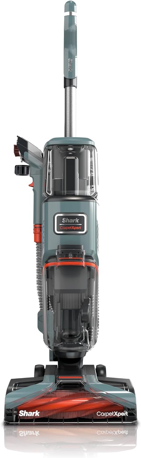 Shark CarpetXpert EX201 Carpet Cleaner, Cyan – Deep Cleaning with StainStriker, Perfect for Pets, Includes Spot & Stain Remover Tools