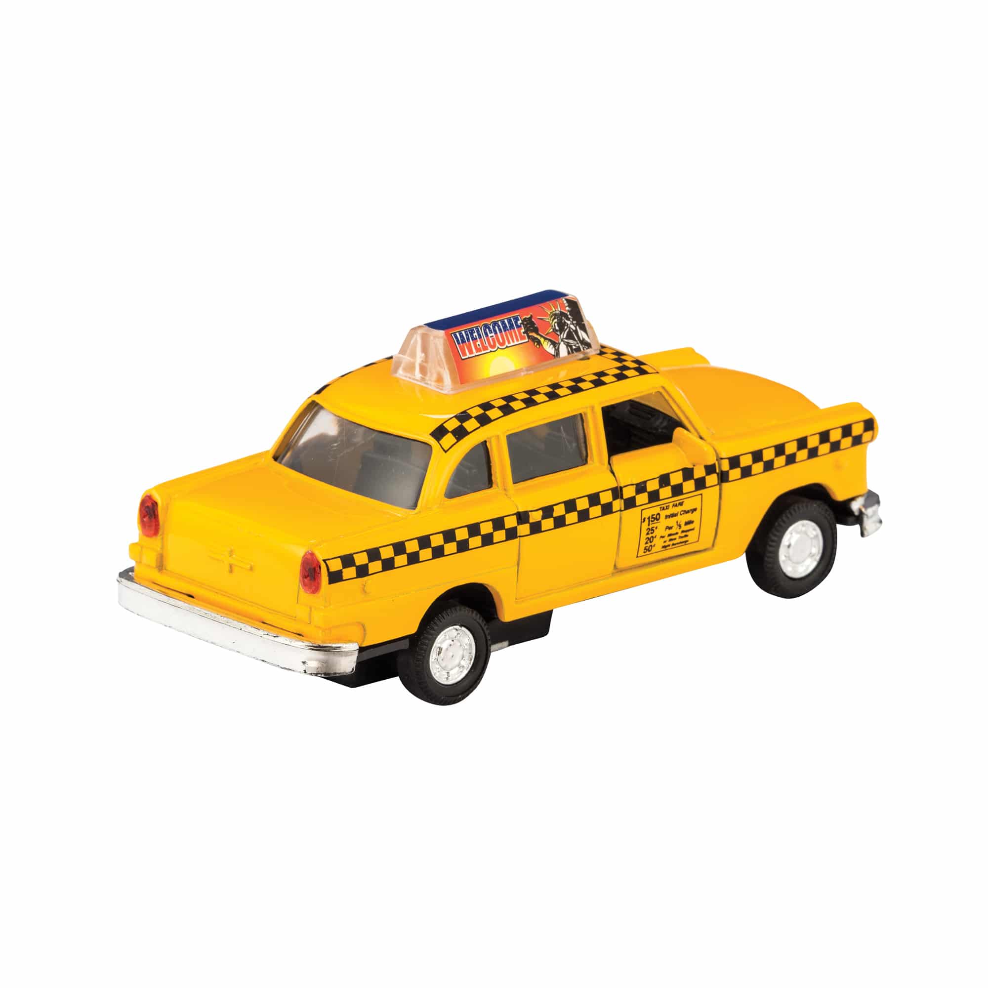 Diecast Taxi, Pull-Back