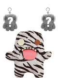 Monster: Oogah Boogah Grey Zebra &amp; Keyring Pack
