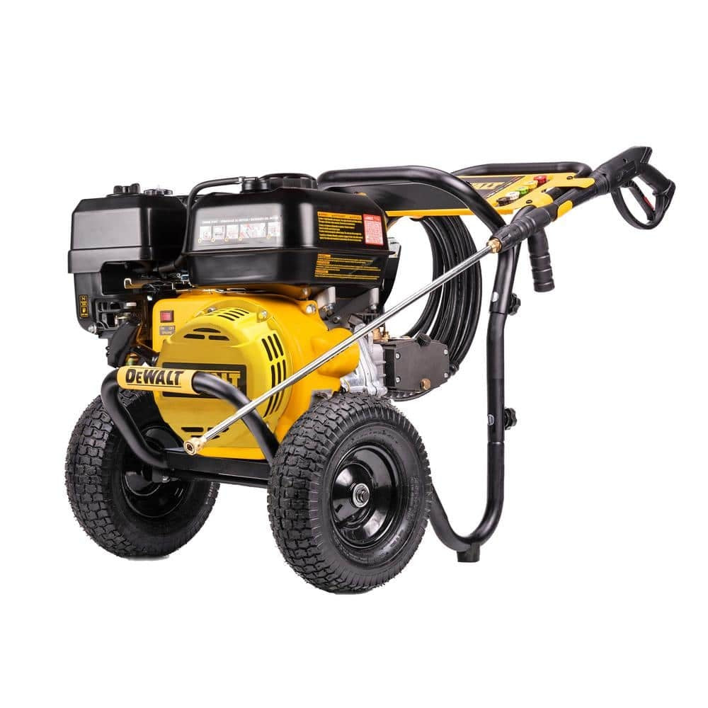 DEWALT 4400 PSI Gas Pressure Washer, 4.0 GPM, 420cc Engine, Heavy-Duty Frame, 50 ft. Hose, 5 Nozzles