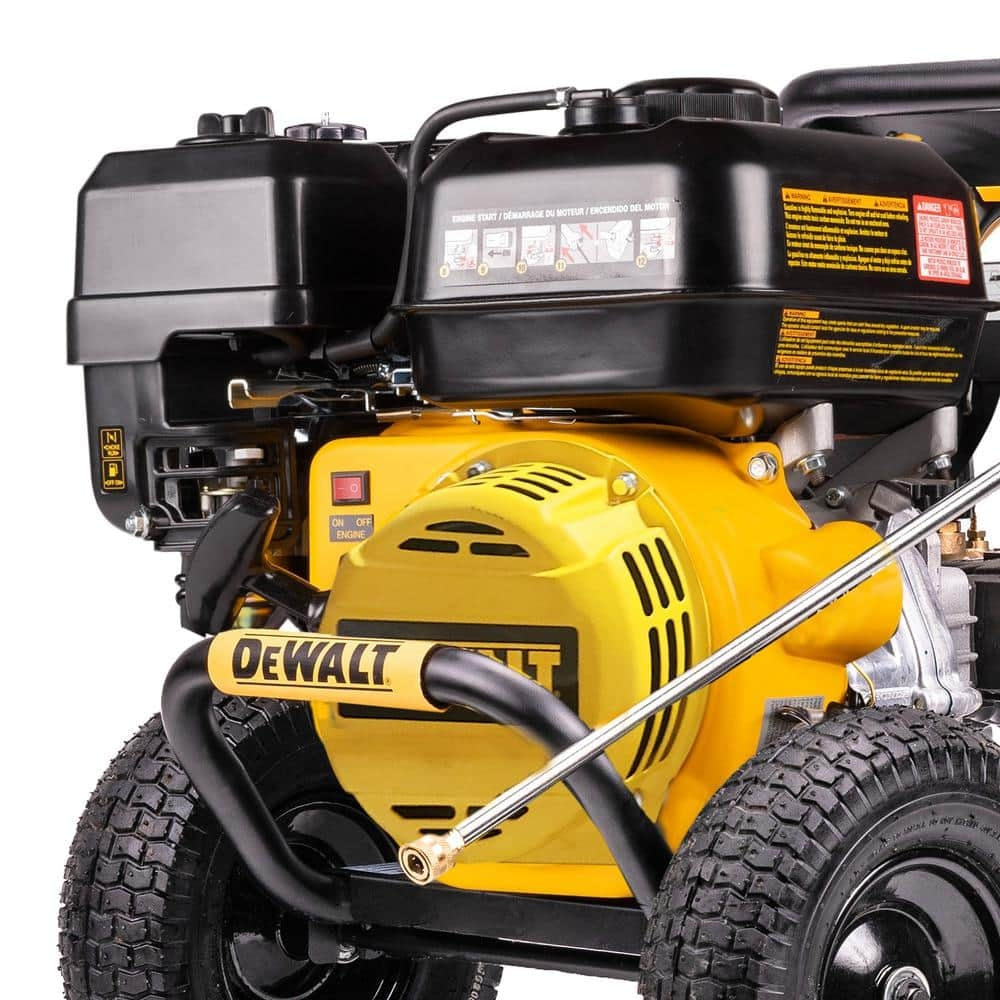 DEWALT 4400 PSI Gas Pressure Washer, 4.0 GPM, 420cc Engine, Heavy-Duty Frame, 50 ft. Hose, 5 Nozzles