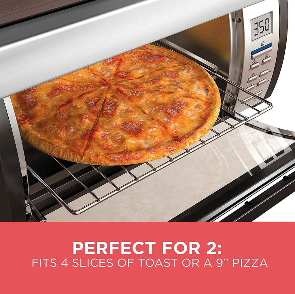 Spacemaker Under-Counter Toaster Oven, Black/Stainless Steel, TROS1000D