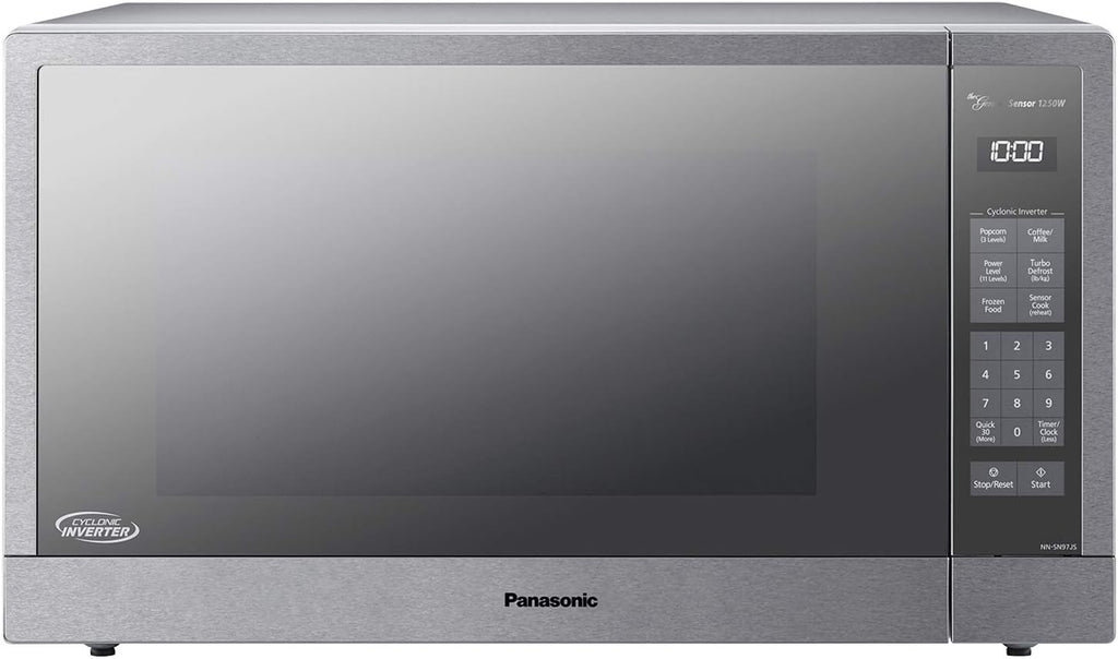Panasonic Microwave Oven NN-SN966S Stainless Steel Countertop/Built-In with Inverter Technology and Genius Sensor, 2.2 Cubic Foot, 1250W