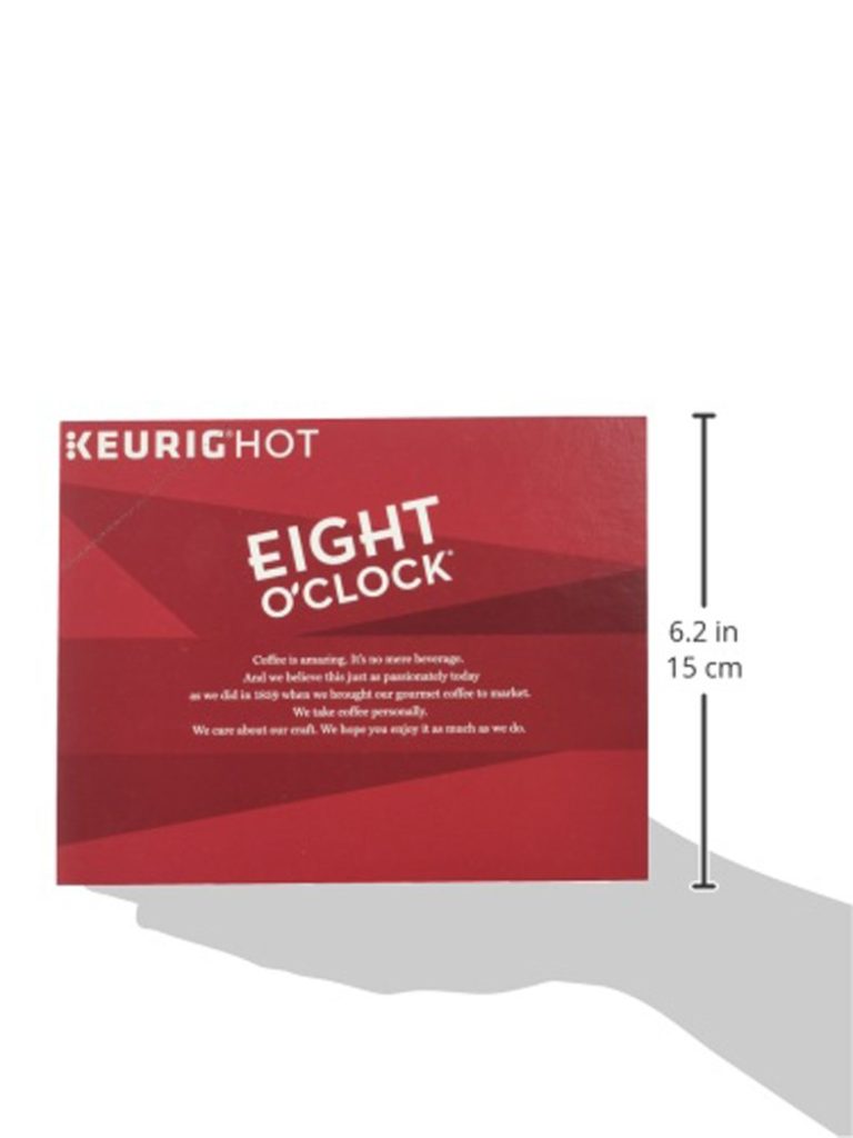 Eight O'Clock Coffee Original Medium Roast Recyclable K-Cup Pods, 96 Count