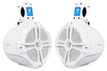 (2) 8 600 Watt Waterproof Overhead Soundbar/Roll Bar Speakers for Jeep Wrangler