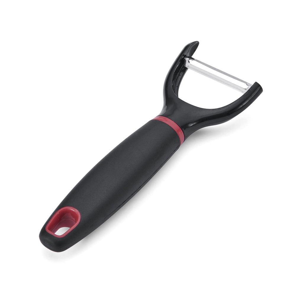 Stainless Steel Y Peeler in Black