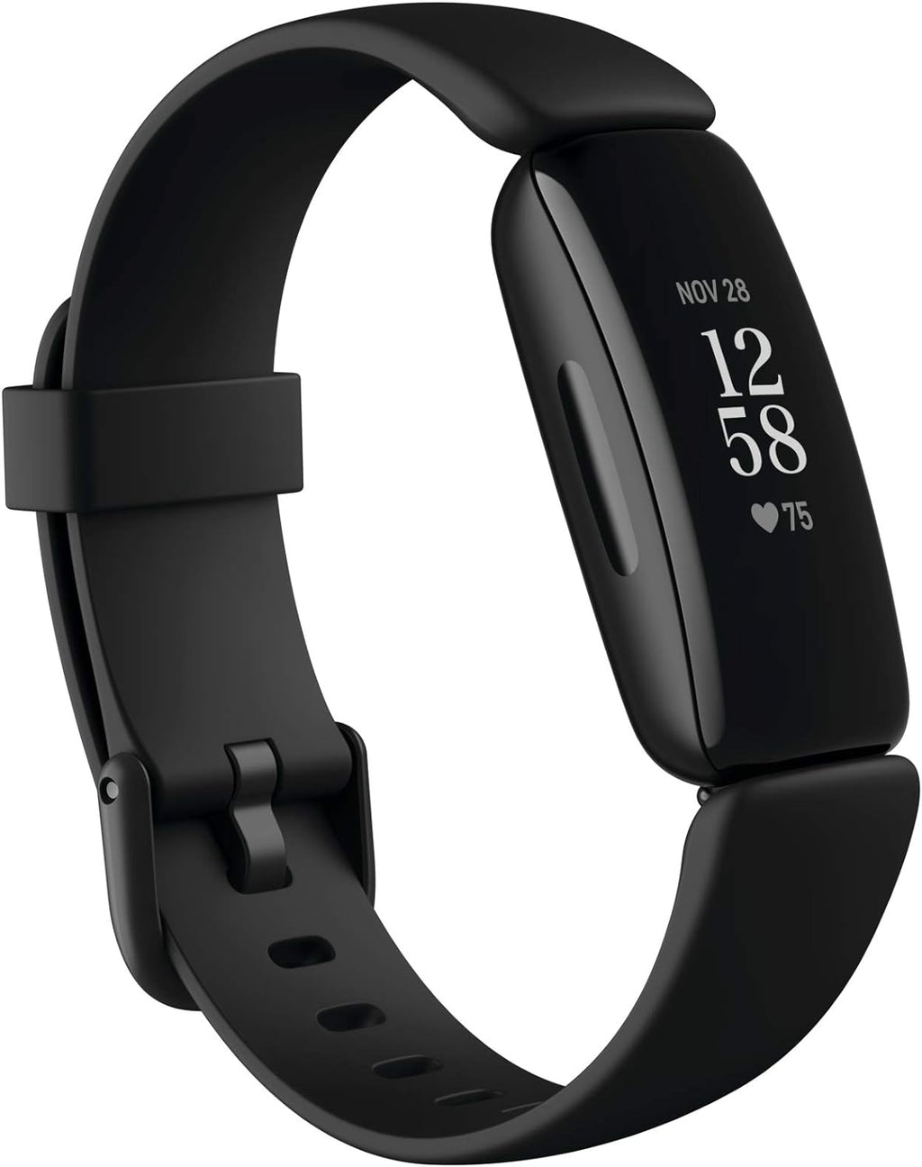 Fitness and Wellness-Tracker with Stress Management, Sleep-Tracking and 24/7 Heart Rate, One Size S L Bands Included, Lunar White/Soft Gold Stainless Steel, 1 Count
