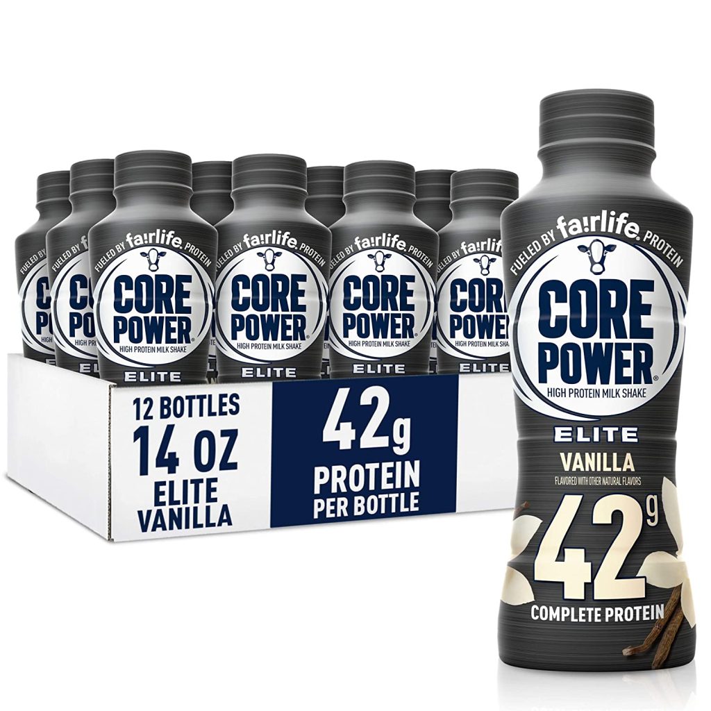 Fairlife Core Power Elite 42g High Protein Shake, Vanilla, 14 Fl Oz, 12 Pack