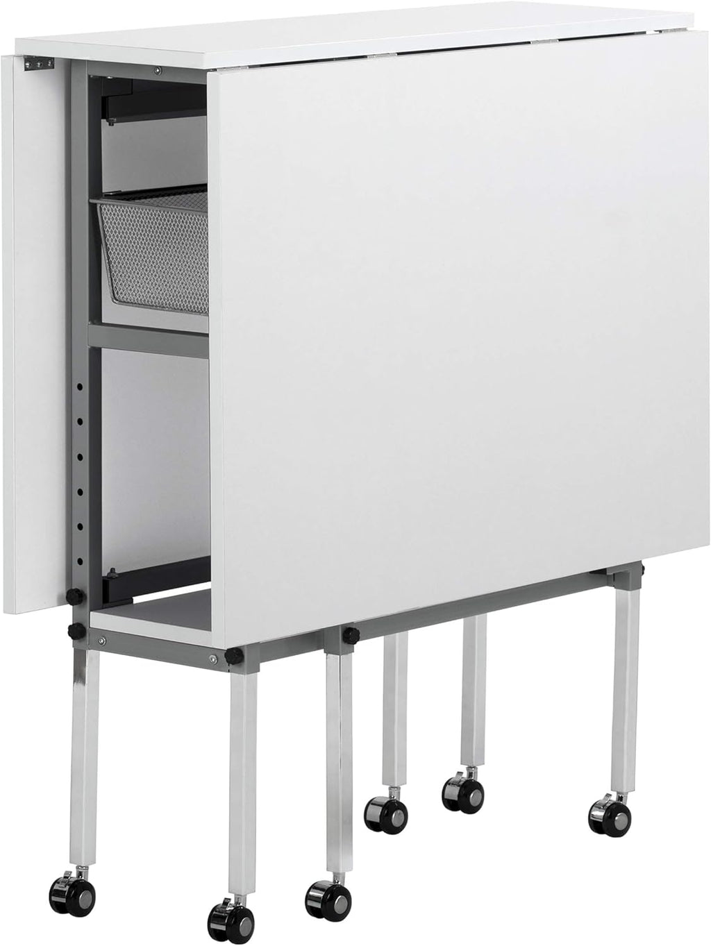 Sew Ready Hobby Cutting Table, 58.75"x36.5", White/Silver