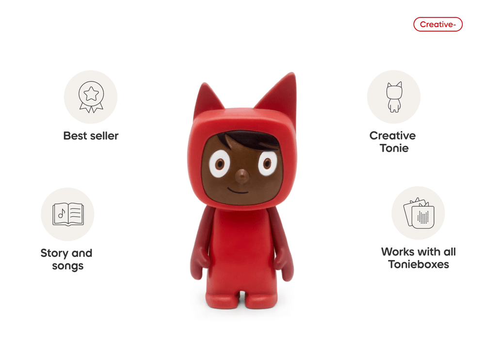 Red with Dark Hue Creative-Tonie