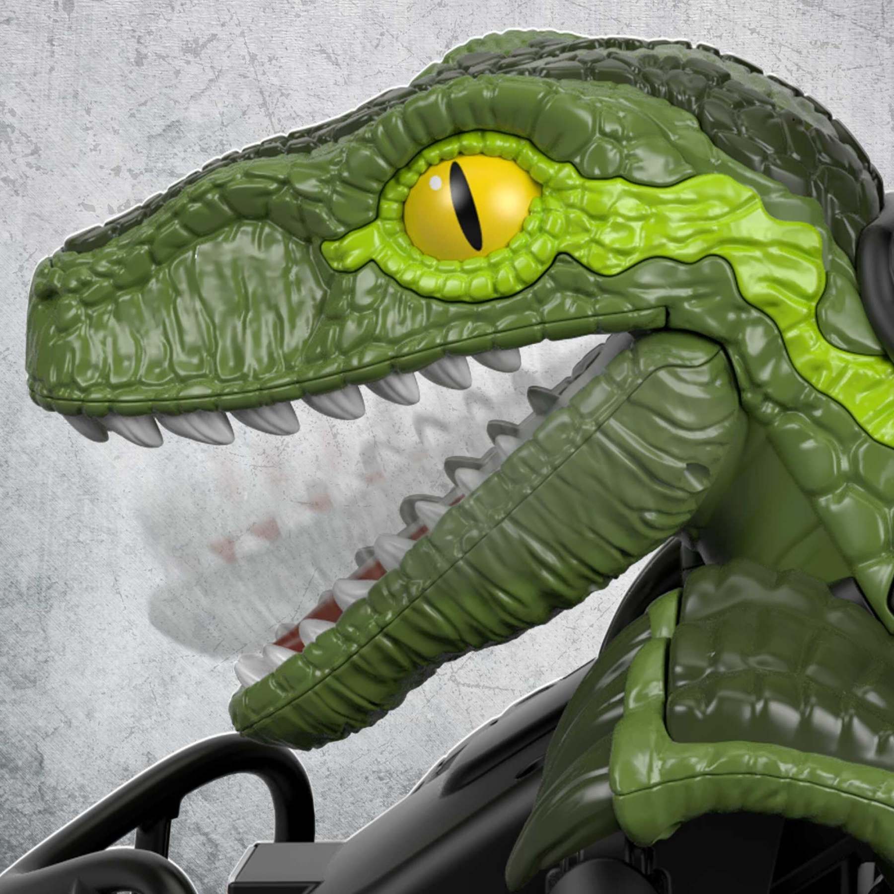 Fisher-Price Power Wheels Jurassic World Dino Racer Ride-On ATV, 6 MPH Green Dinosaur Toy