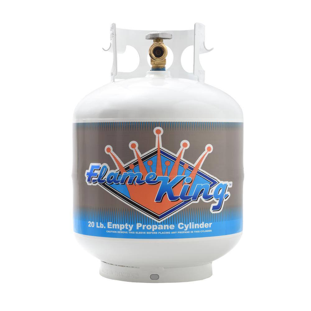 Flame King 20 lbs Propane Tank with OPD Valve, Steel, Rust-Resistant, DOT/TC Approved