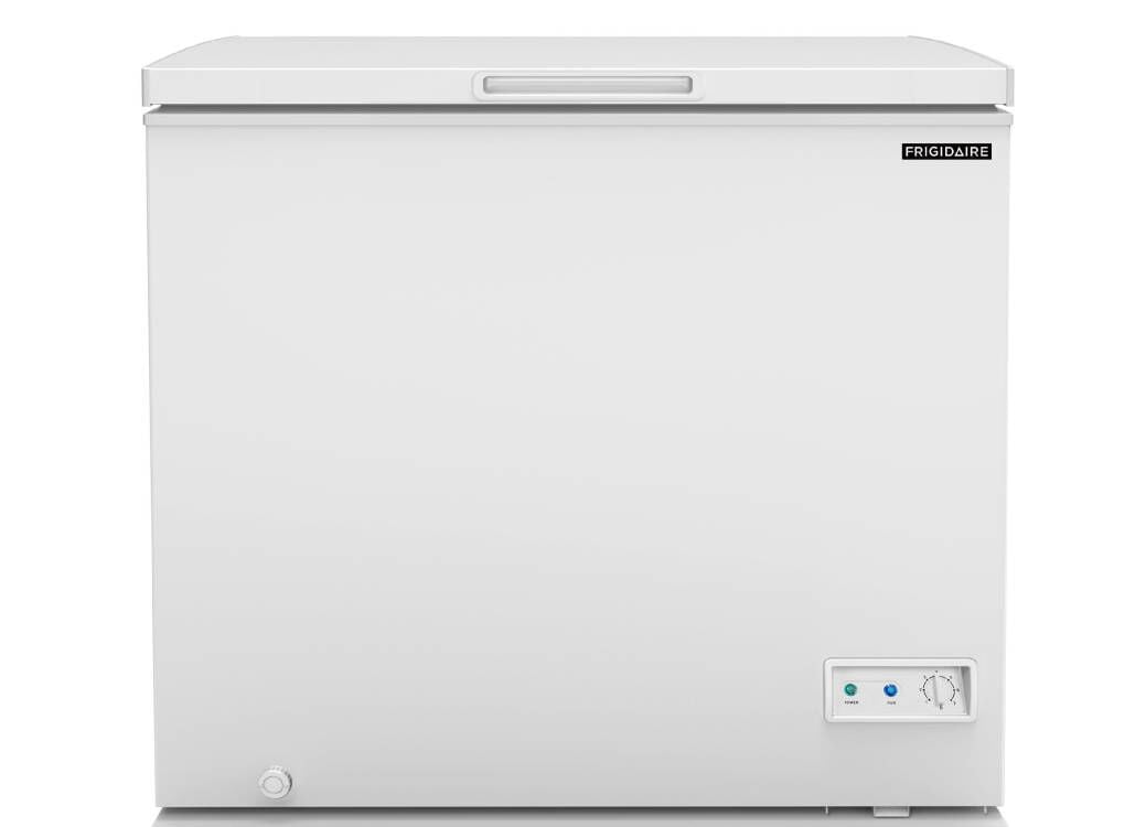 Frigidaire 7.0 Cu. Ft. White Chest Freezer, Garage Ready, External Temp Control