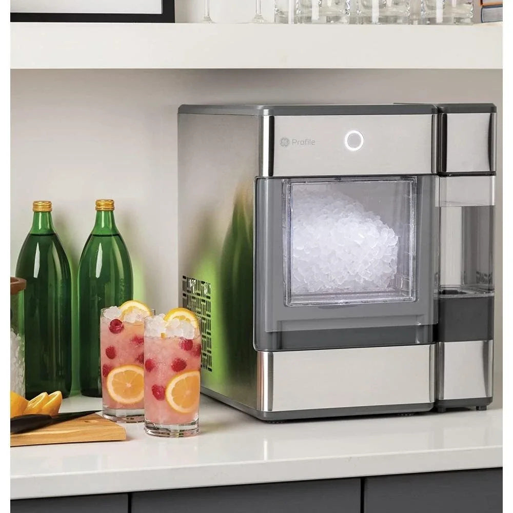 GE Profile Opal Nugget Ice Maker, Stainless Steel, Bluetooth, 24 lbs/Day