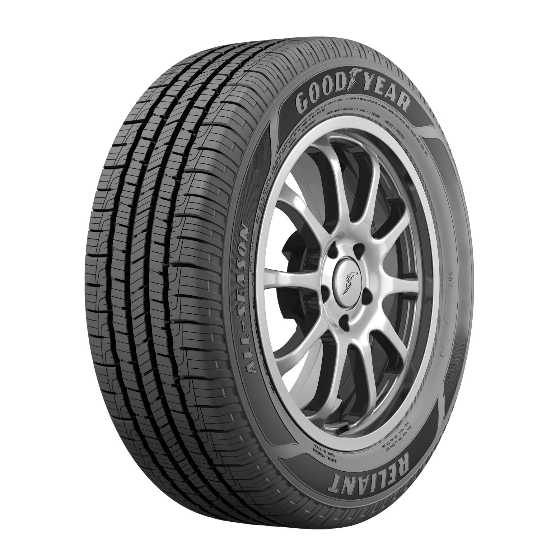 Goodyear Reliant 225/60R16 98H All-Season Passenger Tire with Superior Wet Grip