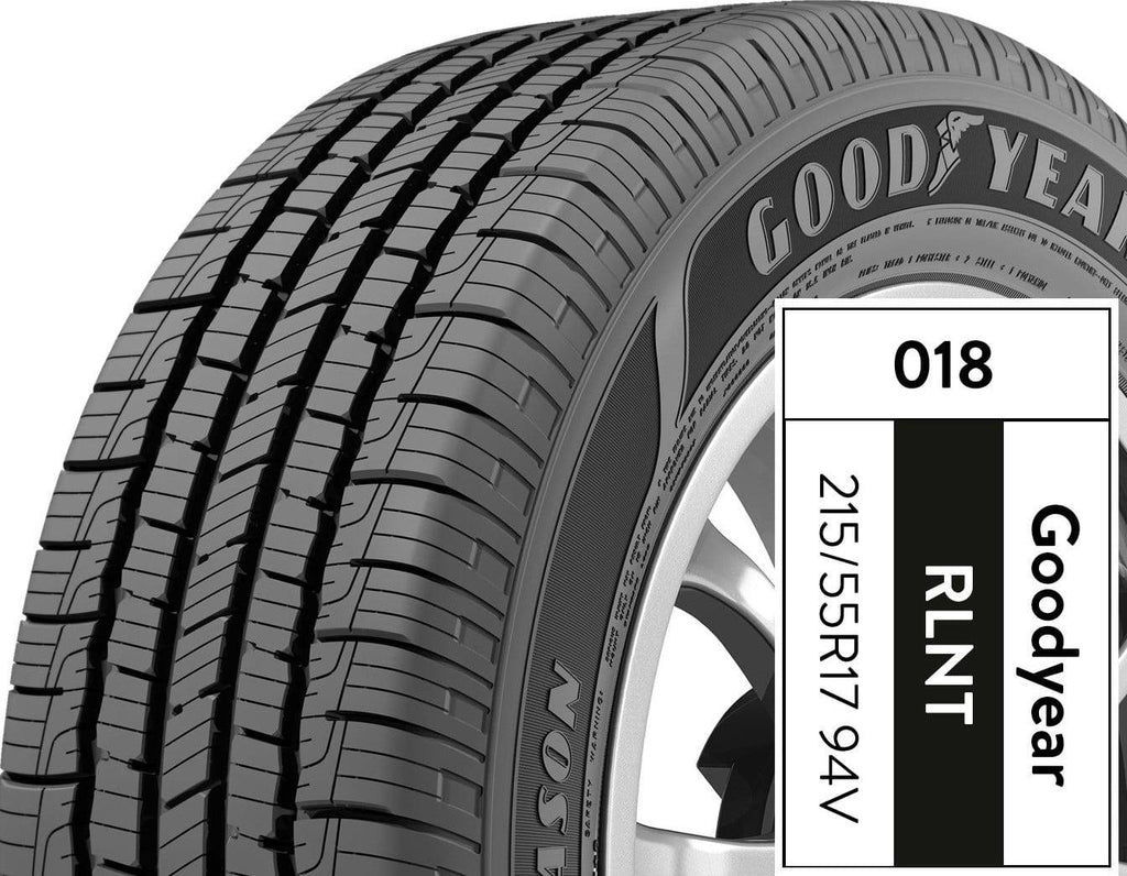 Goodyear Reliant All-Season Tire 215/55R17 94V - Enhanced Wet Grip, Quiet Ride