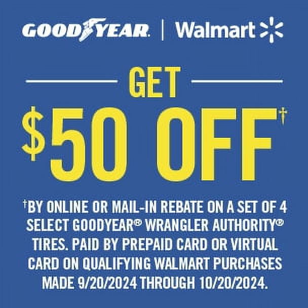 Goodyear Wrangler Authority A/T All-Terrain Tire 275/60R20 115S for Light Trucks & SUVs