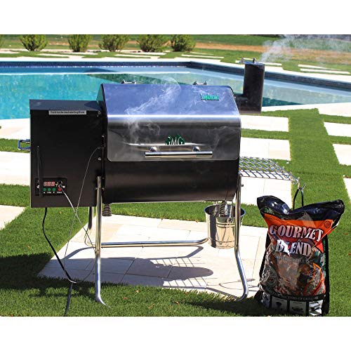 Green Mountain Grills Davy Crockett Portable Wi-Fi Wood Pellet Grill with Meat Probe, Green