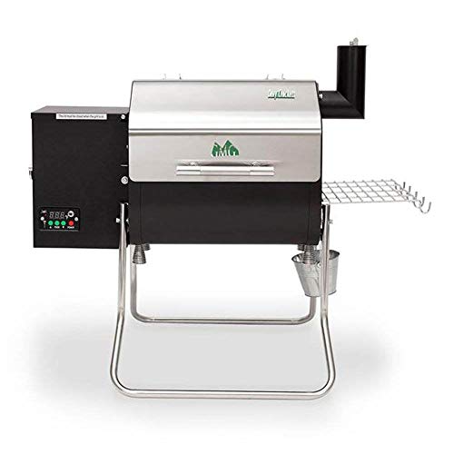Green Mountain Grills Davy Crockett Portable Wi-Fi Wood Pellet Grill with Meat Probe, Green