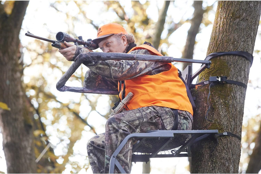 Guide Gear Universal Padded Shooting Rest Rail for Tree Stand - Durable Steel Deer Hunting Accessory