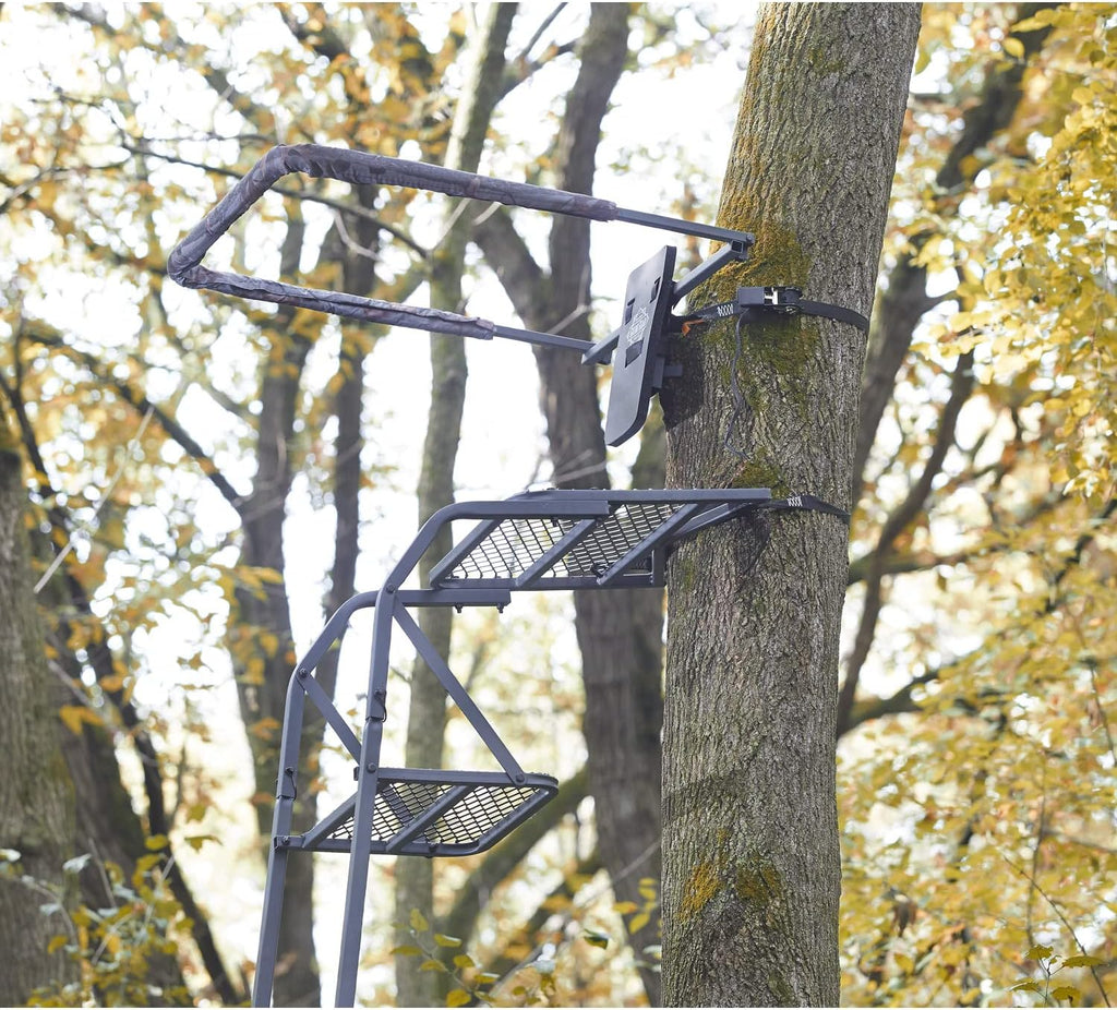 Guide Gear Universal Padded Shooting Rest Rail for Tree Stand - Durable Steel Deer Hunting Accessory