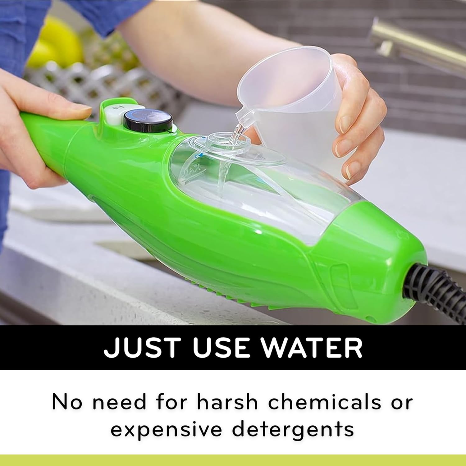 H2O Mop X5 5-in-1 Steam Mop & Handheld Cleaner for Hardwood, Tile, Carpets, Windows, and Garments